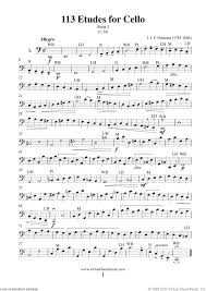 Dotzauer Etudes For Cello 123 Etudes Book I Sheet Music For Cello Solo Sheet Music Cello Sheet Music Cello