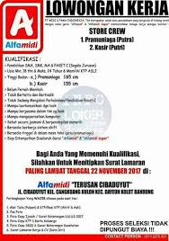 Contoh surat lamaran kerja tanpa pengalaman kerja. Lowongan Kerja Alfamidi Bandung November 2017 Info Loker Bandung 2021
