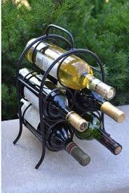 Leeland 5 Bottle Tabletop Wine Bottle Rack In 2020 Table Top Wine Rack Wine Rack Wine Bottle Rack