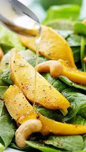 When i'm having friends over and i want to keep things simple, i always whip up a few dips. Mango Spinach Salad With Honey Lime Dressing Best Salad Recipes Healthy Recipes Healthy