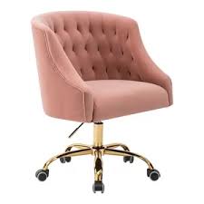 Savas Task Chair Contemporary Office Chairs By 14 Karat Home Inc In 2020 Tufted Desk Chair Pink Office Chair Home Office Chairs