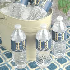 They're even perfect for conferences, seminars, sporting matches and charity events! Personalized Wedding Monogram Water Bottle Labels