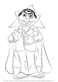 Count von count sesame street and birds coloring page How To Draw Count From Sesame Street Step 0 Png 596 842 Sesame Street Coloring Pages Cool Coloring Pages Sesame Street