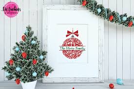 This cutting file is composed of 16 christmas ornament graphics. Flourish Christmas Ornaments Svg Dxf Eps Cut Files By Afw Designs Thehungryjpeg Com