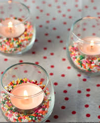 Here 39 S Another Fun And Unexpected Place To Add The Sprinkle Theme In Tiny Jars Underneath Sprinkle Baby Shower Rainbow Baby Shower Donut Birthday Parties