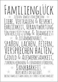 Zeit Raum Kunstdrucke Zutaten Familiengluck Gluck Poster Spruche Spruche Schwarz Weiss