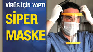 Koronavirusten Korumasi Icin Siper Maske Yapti Youtube