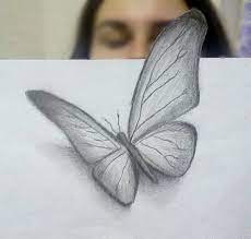 In drawing, every step matters, and it can't be a guessing game. Butterfly 3d Effect The Picture Steemit