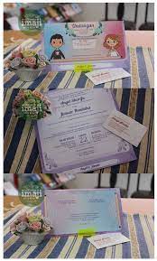 Bagi pasangan yang menikah, akan sangat menyenangkan ketika memperoleh berbagai macam hadiah atau ucapan. Model Undangan Pernikahan Kartun Wedding Invitations Diy Elegant Wedding Invitation Paper Unique Wedding Invitations