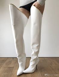 Entspricht die overknee stiefel weiß der stufe an qualität, die ich als kunde in dieser preisklasse erwarten kann? Grosshandel Weisse Overknee Stiefel Plus Size 36 46 Stiletto Heels Sexy Full Zipper Uber Dem Knie Lange Stiefel Womena Lackierte Lackschuhe Von Tingzi 118 73 Auf De Dhgate Com Dhgate
