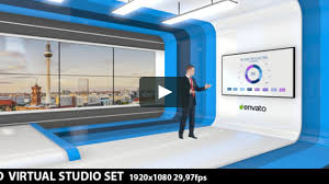 Virtual Studio Tv Set After Effects Template Free Download Animation Motiongraphic Broadcast Element 3d Environment News Set Studio Virtual Virtual Studio Virtual Studio Studio Presentation