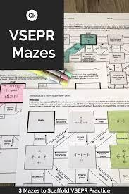 From ecdn.teacherspayteachers.com stop taking place in harmful downloads. Vsepr Theory Worksheet Mazes Activities Print And Digital Resource Vsepr Theory Kindergarten Worksheets Printable Kids Worksheets Printables
