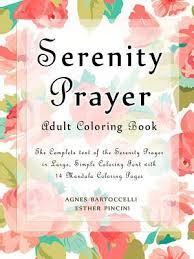 Adult colouring page alphabet letter m from alphabet coloring pages for adults Serenity Prayer Adult Coloring Book The Complete Text Of The Serenity Prayer In Large Simple Coloring Font With 14 Mandala Coloring Pages By Esther Pincini