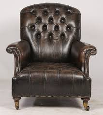 Sold Price English Leather Library Chair Tufted C 1900 November 6 0113 9 45 Am Est Chair Library Chair Red Leather Chair
