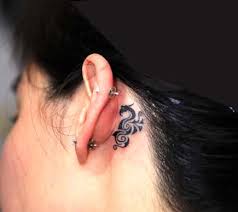 A sonography tattoo will suit both boys and girls. Chinese Dragon Tattoo Behind Ear Novocom Top
