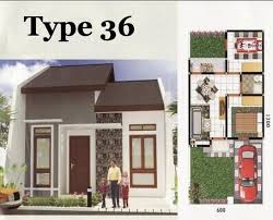 Rumah tersebut memiliki 2 kamar tidur, 1 kamar mandi, 1 ruang tamu, 1 ruang makan serta tempat untuk jemuran atau halaman belakang. 25 Model Rumah Minimalis Type 36 Terbaru 2021