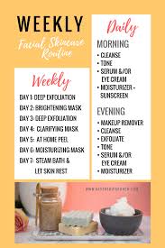 Skincare Revamp Daily Weekly Routine Diy Face Scrub