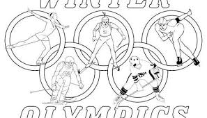 Printable Winter Olympics Coloring Page Sports Coloring Pages Winter Olympics Coloring Pages