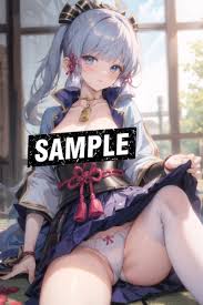 原神神里綾華② ブロマイド6枚セットAIイラスト同人ポスター美少女タペストリーmihoyogenshin  impact－Funbid香港本地日本代購網站