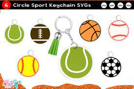 Sport Keychain And Keyring Svg Graphic By Cute Files Creative Fabrica