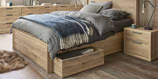 Buy Bronx Double Bed With 2 Storage Drawers Wood White From The Next Uk Online Shop Bed Storage Drawers Double Beds