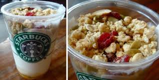 Cultured pasteurized grade a reduced fat milk, sugar, modified corn starch, fructose, whey protein concentrate, gelatin, corn starch, natural flavor, potassium sorbate (preservative). Fast Food Yogurt Parfaits