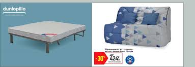 Wir setzen alles daran, diesen hohen ansprüchen gerecht zu werden. Offre Banquette Lit Bz Duniopillo 140 Cm Housse Prima Triangle Chez Conforama