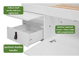 Memomad bali storage platform bed with drawers (twin size off white). Memomad Bali Storage Platform Bed With Drawers Twin Size Off White Amazon In Home Kitchen