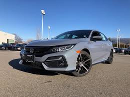 We love the civic and have given the sport hatchback our 10best award in the past, along with the even more exciting civic si and civic type r the sedan and coupe received an update for 2019 and are unchanged for 2020, but the hatchback gets styling updates, new features, and rearranged. 2020 Honda Civic Hatchback Sport Sonic Gray Pearl View All Honda Car Models Types