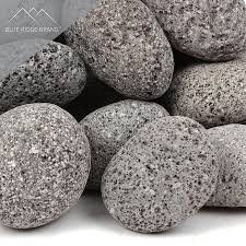 After it is burned and the extra moisture is released they will turn more grey. Blue Ridge Brand Lava Rock Tumbled Lava Stones Black Gray Lava Pebbles Volcanic Rock Landscaping Rocks Walmart Com Walmart Com