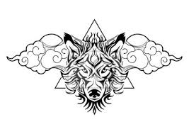 Le tatouage tête de loup ou silhouette de loup peut être réalisé en plusieurs styles. Tatouage Tete De Loup Tribal Decorer Avec Nuage Oriental Et Conception Papier Peint Papiers Peints Solitude Tres Bien Embleme Myloview Fr
