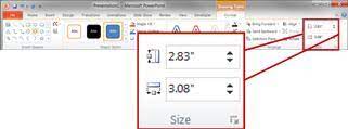How to resize a word document file size. Change The Size Of A Picture Shape Text Box Or Wordart Office Support