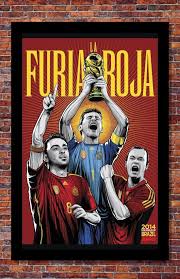 Maybe you would like to learn more about one of these? 2018 World Cup Soccer Russia Team Spain Poster 13 X 19 Inches Ebay In 2021 World Cup Teams Brazil World Cup World Cup 2014