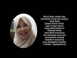 BUBUY BULAN acapella beserta lirik dan artinya. Lagu berbahasa Sunda dari daerah Jawa Barat - YouTube