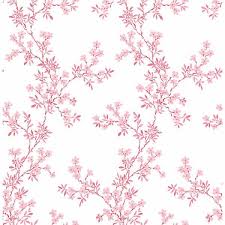 Description pink floral wallpaper from the neue bude 2.0 collection standard size roll 0.53m wide * 10m long pattern repeat 64cm non woven (paste the wall) wallpaper made in germany neue bude. 2704 22263 Claire Pink Floral Trail Wallpaper By Brewster