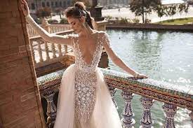 Elegante champagner farbe hochzeitskleid 2018 spitze appliqued … Wedding Dress Trends 2018 Uberrock Hochzeitskleid Trend Winter Hochzeitskleider Berta Brautkleider