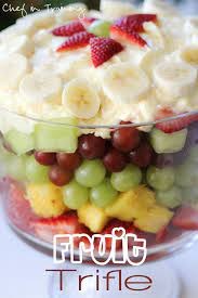 Easy Fruit Trifle Chef In Training Recipe Fruit Recipes Recipes Fruit Trifle Recipes