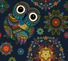 Adorkable Owl Sketsa Seni Ornamen