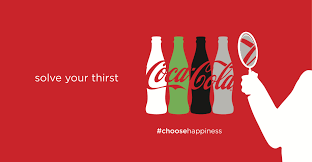The same principle applies with the text as well. Coca Cola Replaces Share A Coke With New Choose Happiness Plea Marketing Week