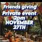 Friends Giving On Thanksgiving Day!! - Crows Nest Tavern, 9188 New Hwy 68 Event Image