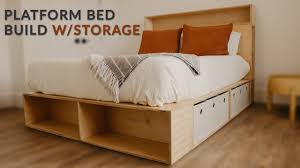 You can make many variants, so it is best to have one in mind at this point. How To Build A Platform Bed With Storage Woodworking Youtube
