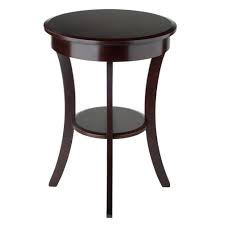 Winsome Sasha Round Accent Table 40627 Round Accent Table Glass End Tables Table