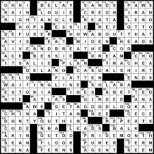 Check spelling or type a new query. Solution To Evan Birnholz S June 27 Post Magazine Crossword Personal Letters The Washington Post