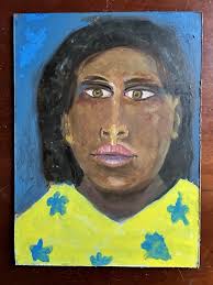 SASHA HARDING ORIGINAL Oil Painting Portrait Of A Nude Woman Cornish Art  £395.00