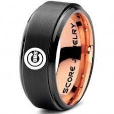 Chicago Cubs Ring Chicago Cubs Band Chicago Cubs Jewelry Chicago Cubs Wedding Ring C Black Tungsten Rings Tungsten Wedding Bands Tungsten Carbide Wedding Bands