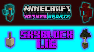 Playing on ios or android? Skyblock 1 16 Minecraft Map