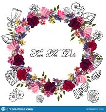 Print them from your own computer and color them in with colored pencils, markers, or more. Floral Frame Made From Lavender Rose Flowers Vector Illustration Card With A Frame Of Drawings Of Flowers Rings Gift Rings Stock Vector Illustration Of Lavender Hearts 152284478