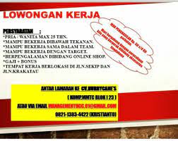 Berikut kami sampaikan informasi lowongan kerja dari klinik atlantis merupakan. Lowongan Kerja Medan Terbaru Maret 2018 Di Cv Hurrycane S Medan Poskerjamedan Com