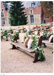 Pin By Chloe Rene On Opulent Old World Wedding Ceremony Seating Green Themed Wedding Outdoor Ceremony Seating