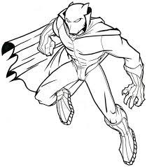Black Panther Superhero Coloring Pages To Print Avengers Coloring Pages Avengers Coloring Superhero Coloring